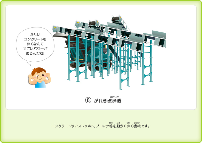 8.がれき破砕機